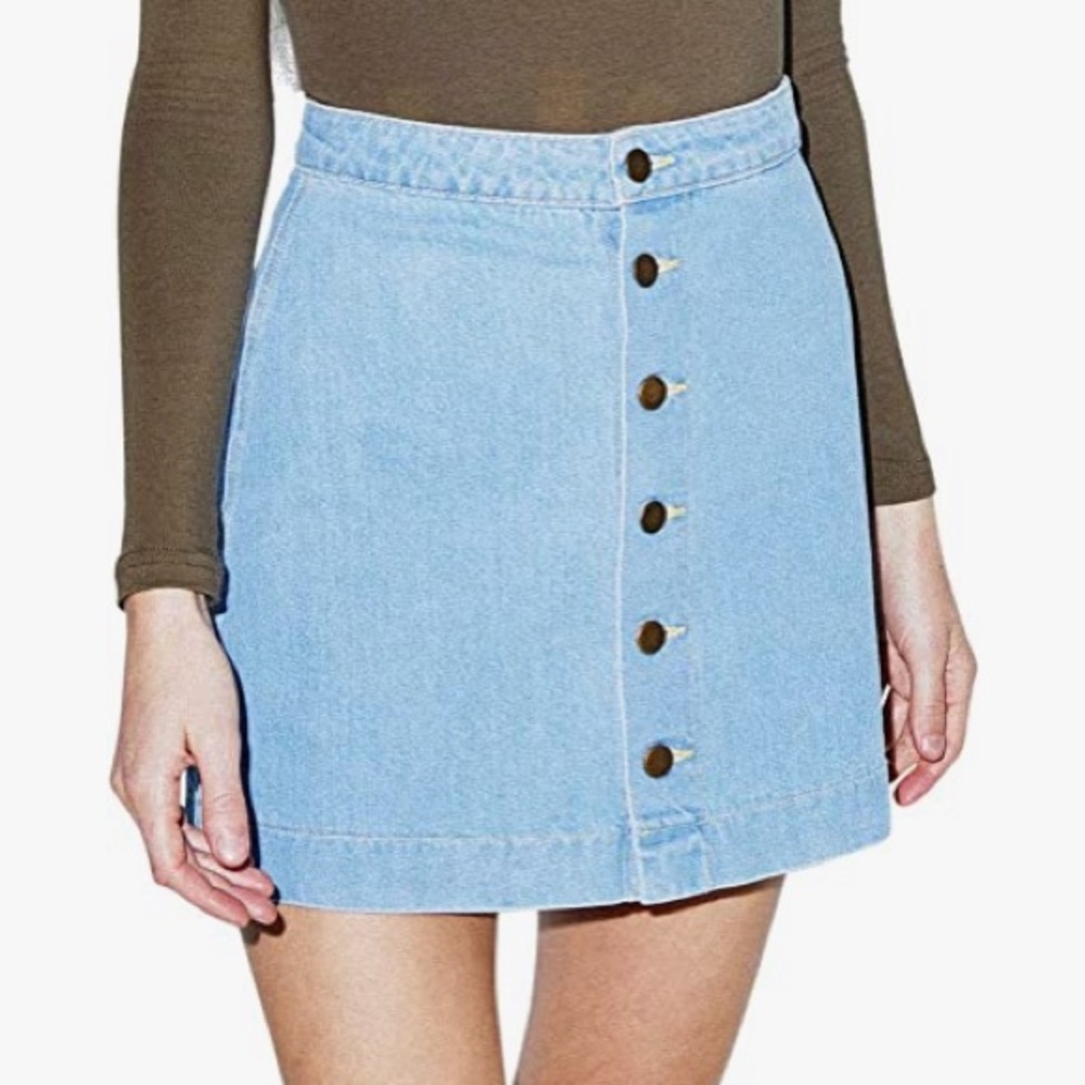 American Apparel Denim Skirt